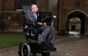 O astrofísico Stephen Hawking.