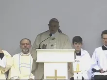 Papa pronunciou a homilia.