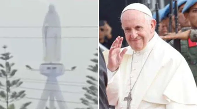 IMagenVirgenPapaFrancisco_YouTubeAgenciaAndina_180118.jpg ?? 