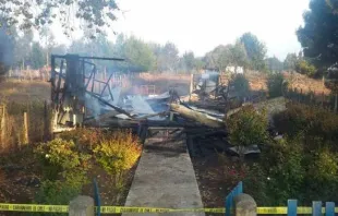 Incêndio de igreja no Chile