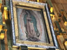 Virgem de Guadalupe na nova Basílica.