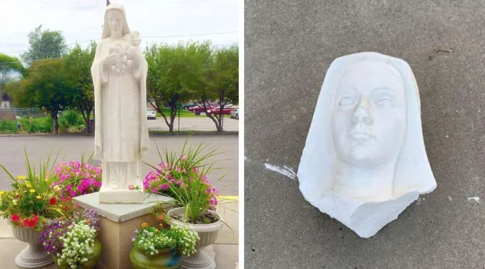 ImagenDecapitadaSantaTeresitaEstadosUnidos_150920.jpg ?? 