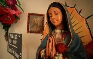 Imagem da Virgem de Guadalupe que será investigada 