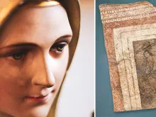 Suposta imagem da Virgem Maria na Igreja Dura-Europos
