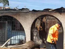 Incêndio em Valparaíso. Crédito: Cáritas Valparaíso.