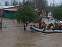 Enchentes no Chile.