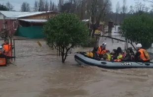 Enchentes no Chile.