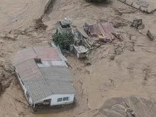 Inundações causadas pelo fenômeno El Niño no Peru.