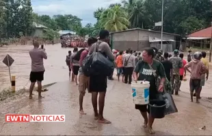 Enchentes no Timor-Leste e na Indonésia. Créditos: EWTN Notícias