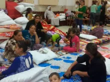 Refugiados no Iraque.