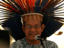 Chefe da tribo amazônica Macuxi, Jonas Marcolino
