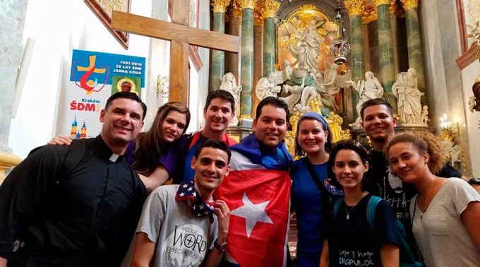 JovenescubanosCracovia_FacebookJavierFranco_25072016.jpg ?? 