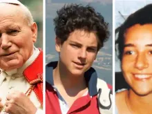 São João Paulo II, beato Carlo Acutis e beata Chiara Luce Badano