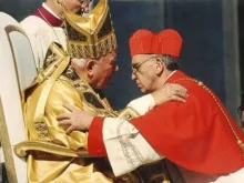  João Paulo II e o Cardeal Jorge Mario Bergoglio