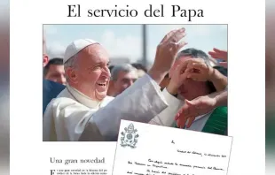 Capa da edição argentina do L'Osservatore Romano.