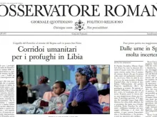 Captura da última edição de L’Osservatore Romano.