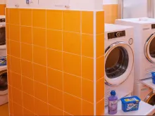 Lavanderia do Papa Francisco.