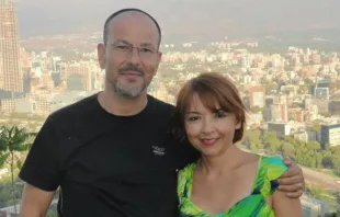 Leopoldo Quezada e sua esposa