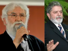 Leonardo Boff e Luiz Inácio Lula da Silva. Fotos: Wikimedia
