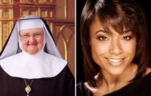 Madre Angélica e Dominique Dawes