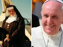 Madre Angélica e o Papa Francisco