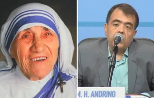 Madre Teresa da Calcutá e Marcilio Haddad Andrino
