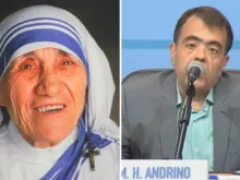 Madre Teresa da Calcutá e Marcilio Haddad Andrino
