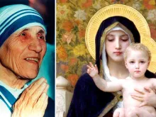 Madre Teresa e Virgem dos Lírios