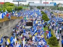 Multitudinária manifestação em defesa da Igreja na Nicarágua.