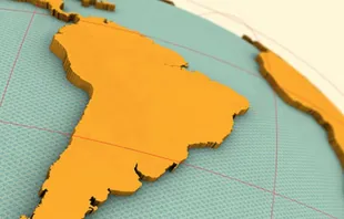 Mapa da América do Sul