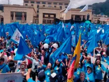 Marcha pró-vida em Bogotá