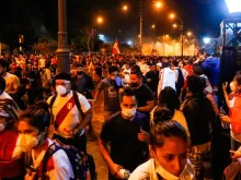 Protesto de 5 de abril em Lima