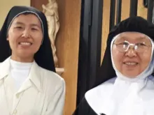 María Sun Shen, (esquerda) religiosa agostiniana junto com a sua mãe María Zhang Yuechun (direita). Crédito: Agostinianos Recoletos Província de São Nicolás de Tolentino.