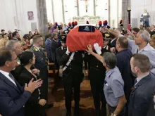 Funeral do policial Mario Cerciello Rega. Crédito: Facebook Carabinieri.