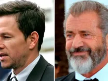 Mark Wahlberg (à esquerda) e Mel Gibson (à direita