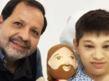 Martin Valverde e seu filho Pablito