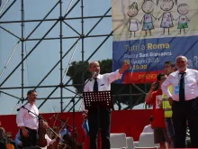 Massimo Gandolfini no Family Day de 2015.