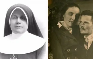 Madre Matylda Getter e o casal Jozef e Wiktoria Ulma