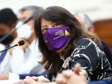 A Ministra da Mulher e Populações Vulneráveis do Peru, Diana Miloslavich
