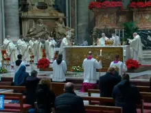 Missa da Solenidade de Santa Maria Mãe de Deus celebrada hoje na Basílica de S. Pedro.