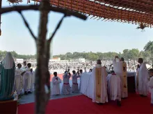 Papa Francisco durante a Missa