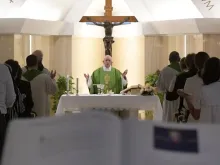 Missa presidida pelo Papa na Casa Santa Marta.
