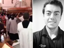 Uma imagem da Missa de funeral de Juan Carlos Huizar. Crédito: Facebook Seminário Diocesano de Guadalajara