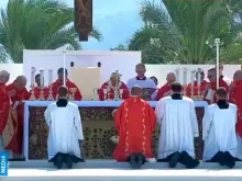 Missa presidida pelo Papa Francisco em Palermo.
