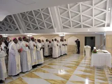 Papa Francisco durante a Missa.