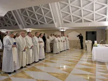 Papa Francisco celebra a Missa em Santa Marta.