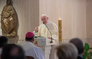 Papa Francisco em sua homilia na Casa Santa Marta 