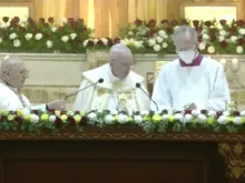 Papa Francisco na Missa em rito caldeu.