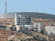 Muro que divide a Palestina de Israel.