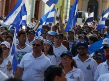 Protestos nas ruas da Nicarágua em 2018